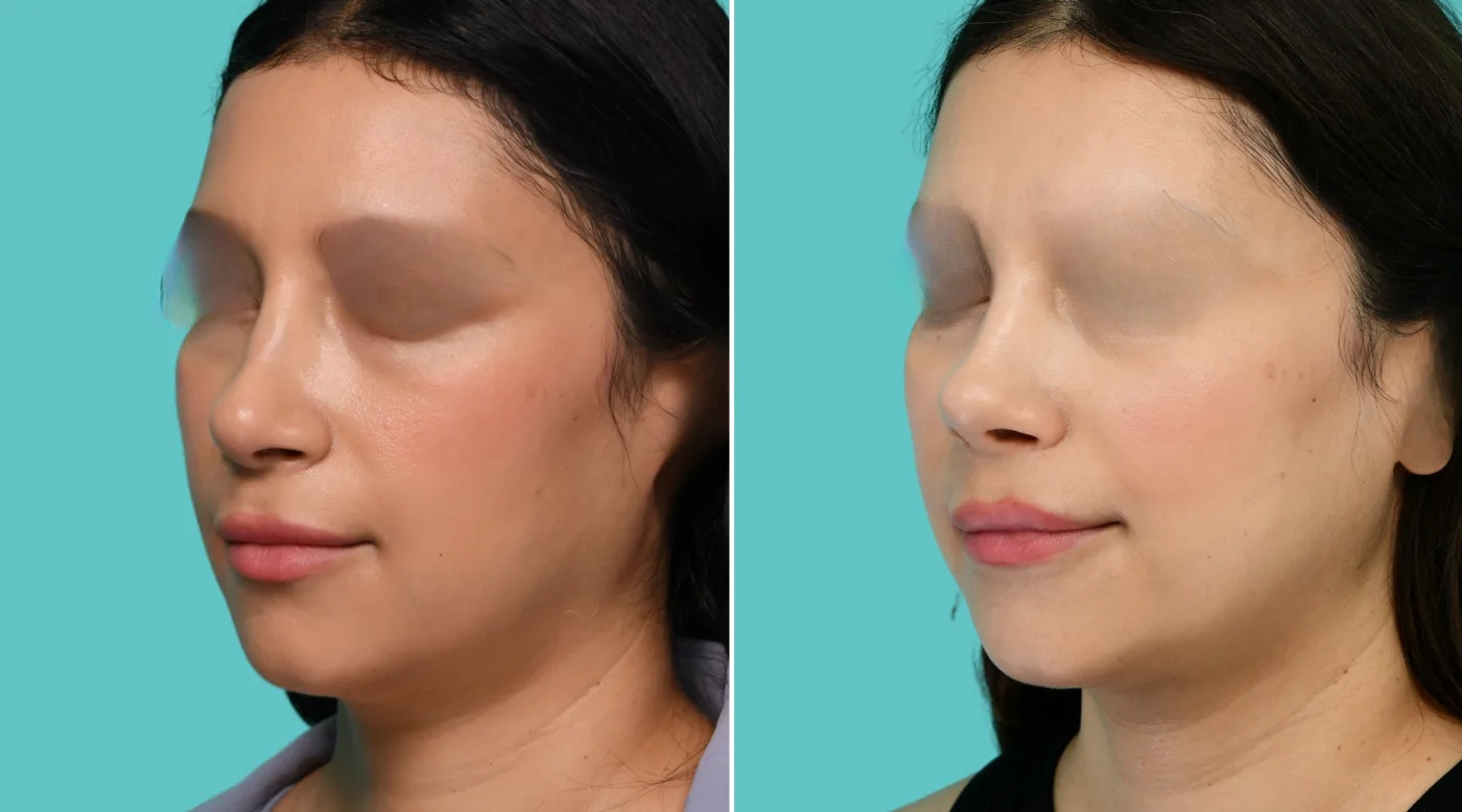 Patient 354 after Revision Rhinoplasty, view 2